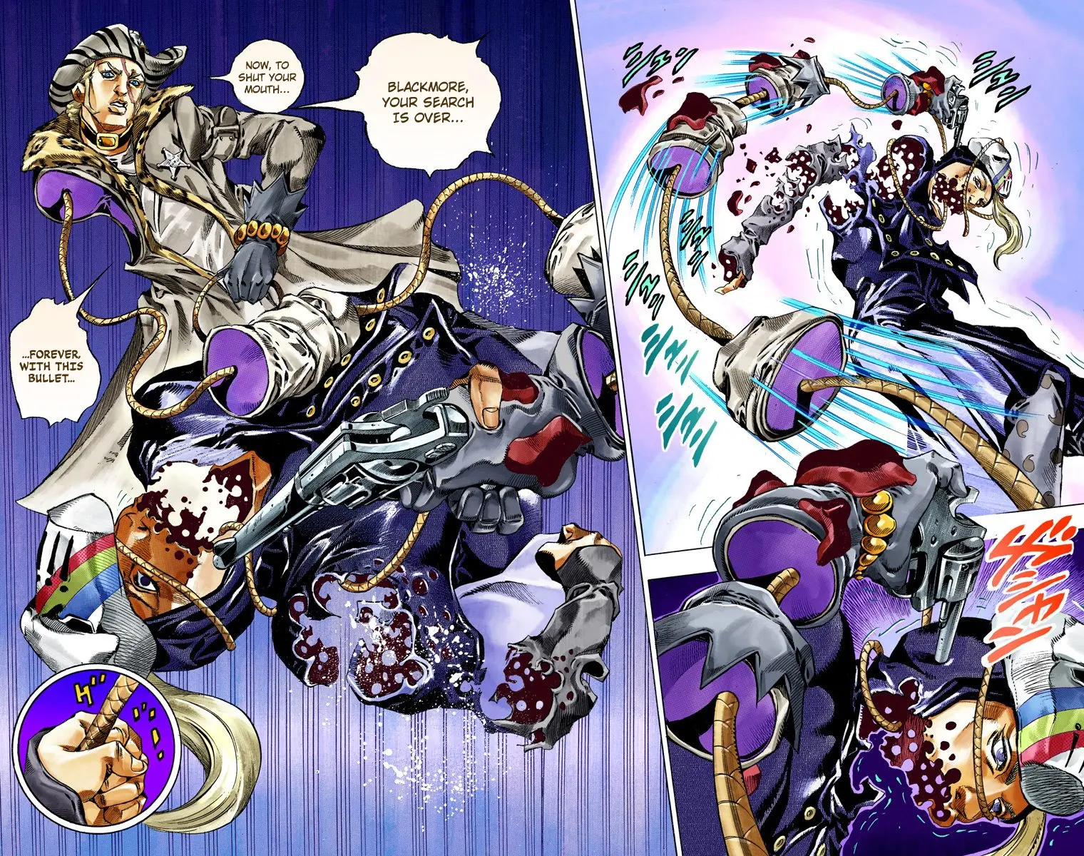 JoJo's Bizarre Adventure Steel Ball Run Colored Manga β Chapter 37 β Page 33