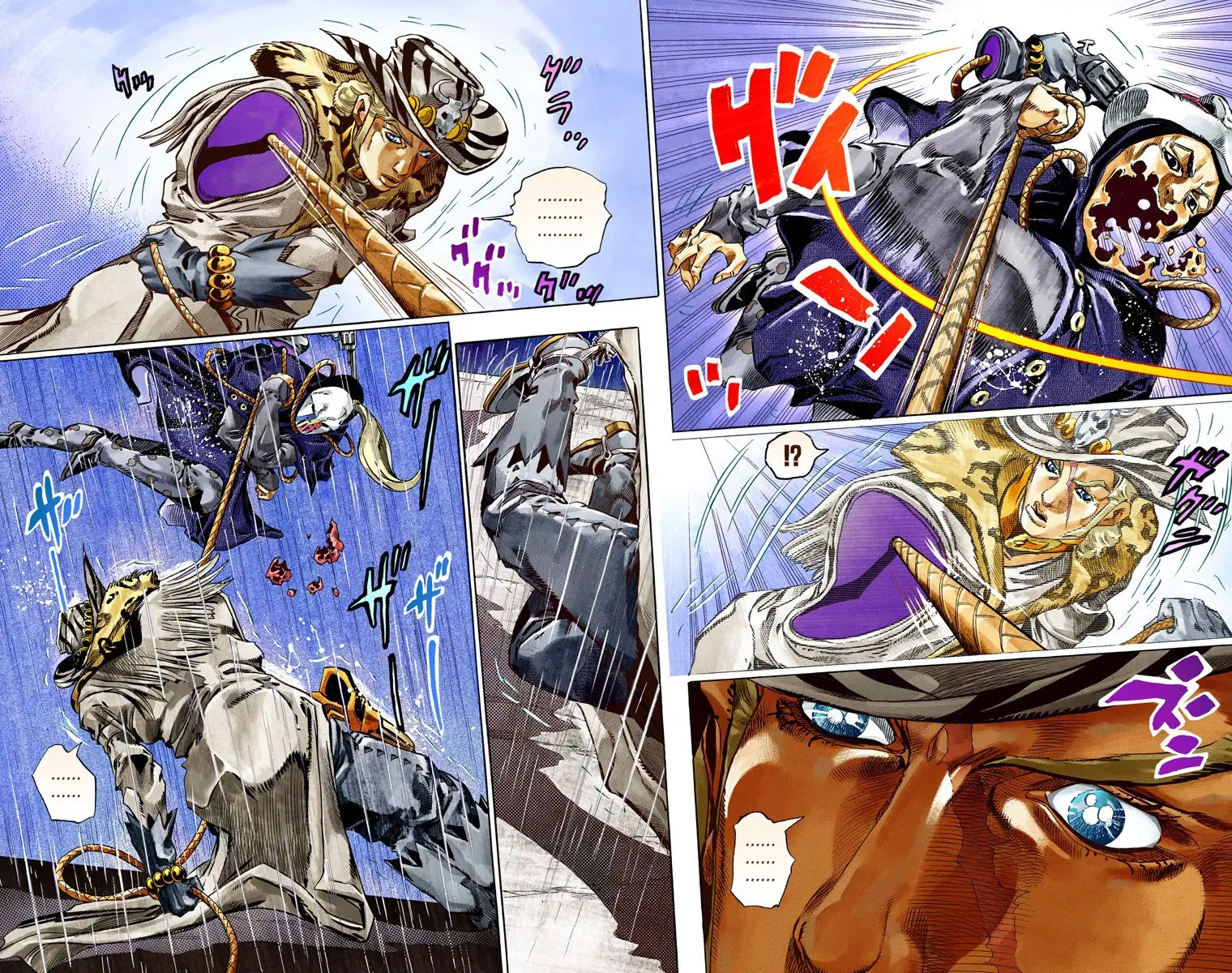 JoJo's Bizarre Adventure Steel Ball Run Colored Manga β Chapter 37 β Page 34