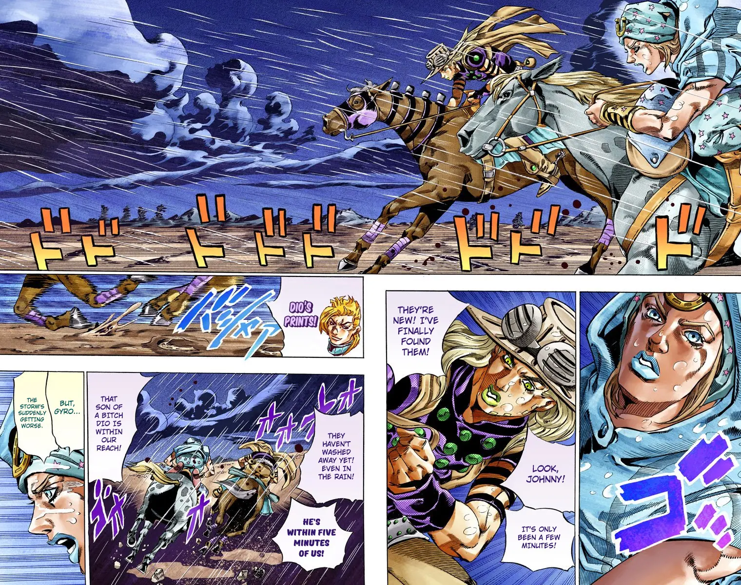 JoJo's Bizarre Adventure Steel Ball Run Colored Manga β Chapter 37 β Page 42