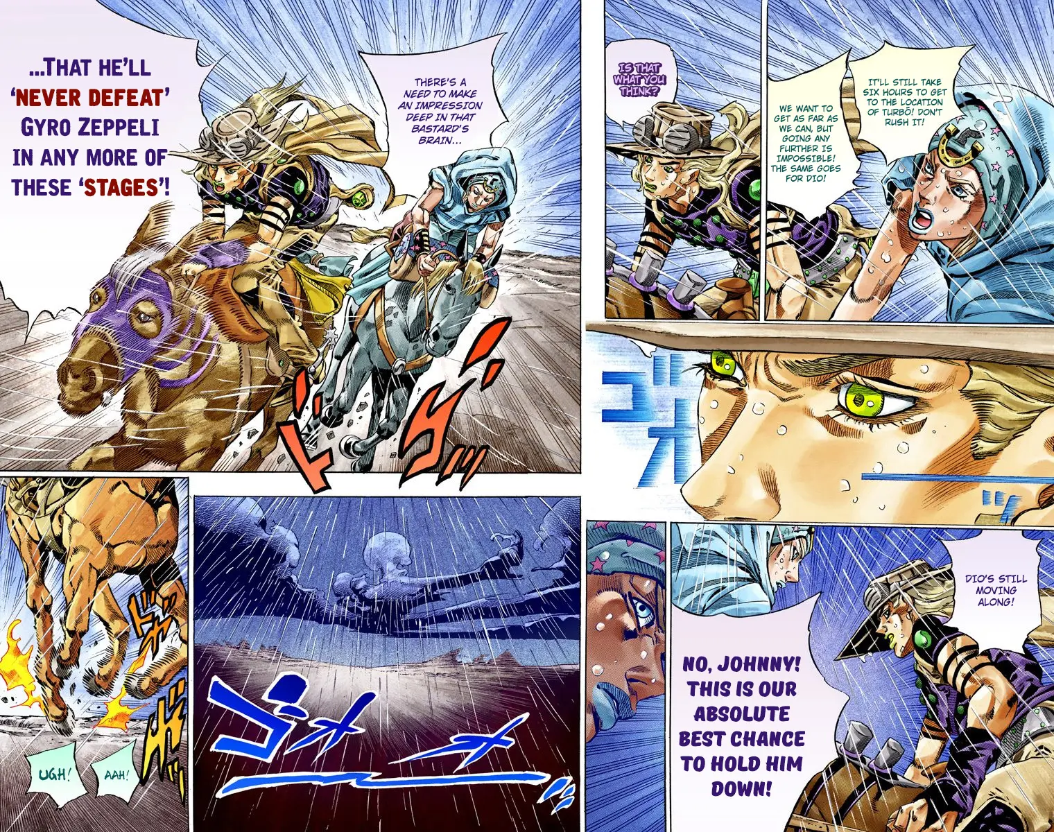 JoJo's Bizarre Adventure Steel Ball Run Colored Manga β Chapter 37 β Page 43