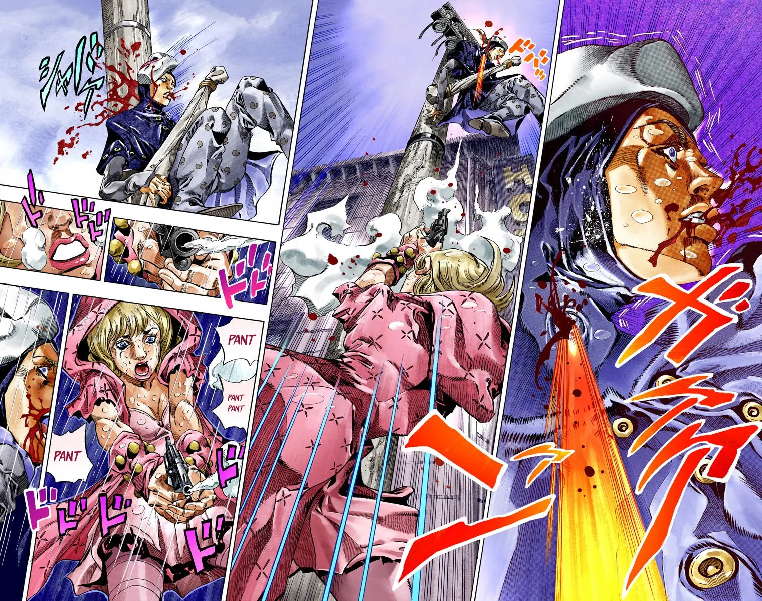 JoJo's Bizarre Adventure Steel Ball Run Colored Manga β Chapter 38 β Page 13