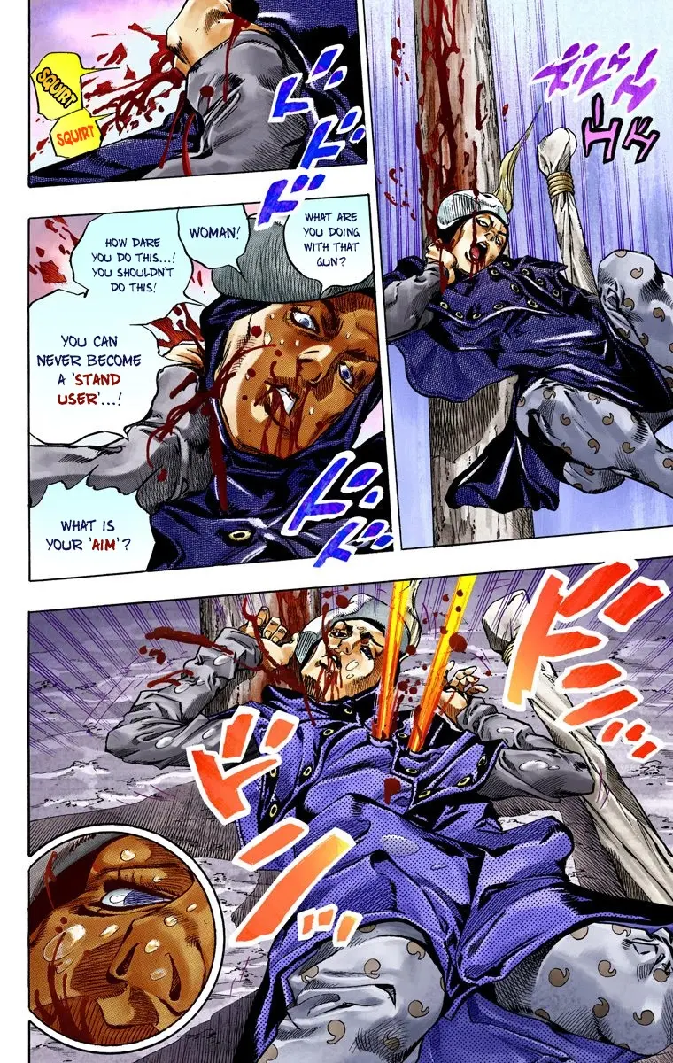 JoJo's Bizarre Adventure Steel Ball Run Colored Manga β Chapter 38 β Page 14