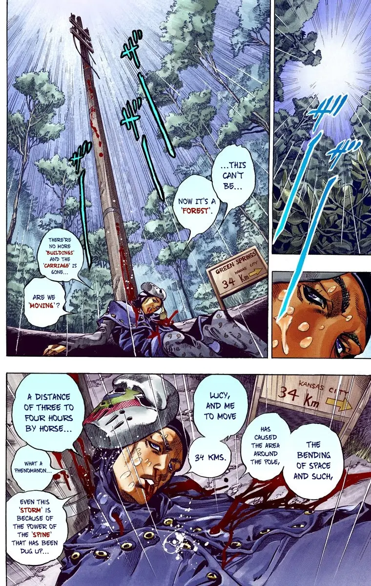 JoJo's Bizarre Adventure Steel Ball Run Colored Manga β Chapter 38 β Page 16