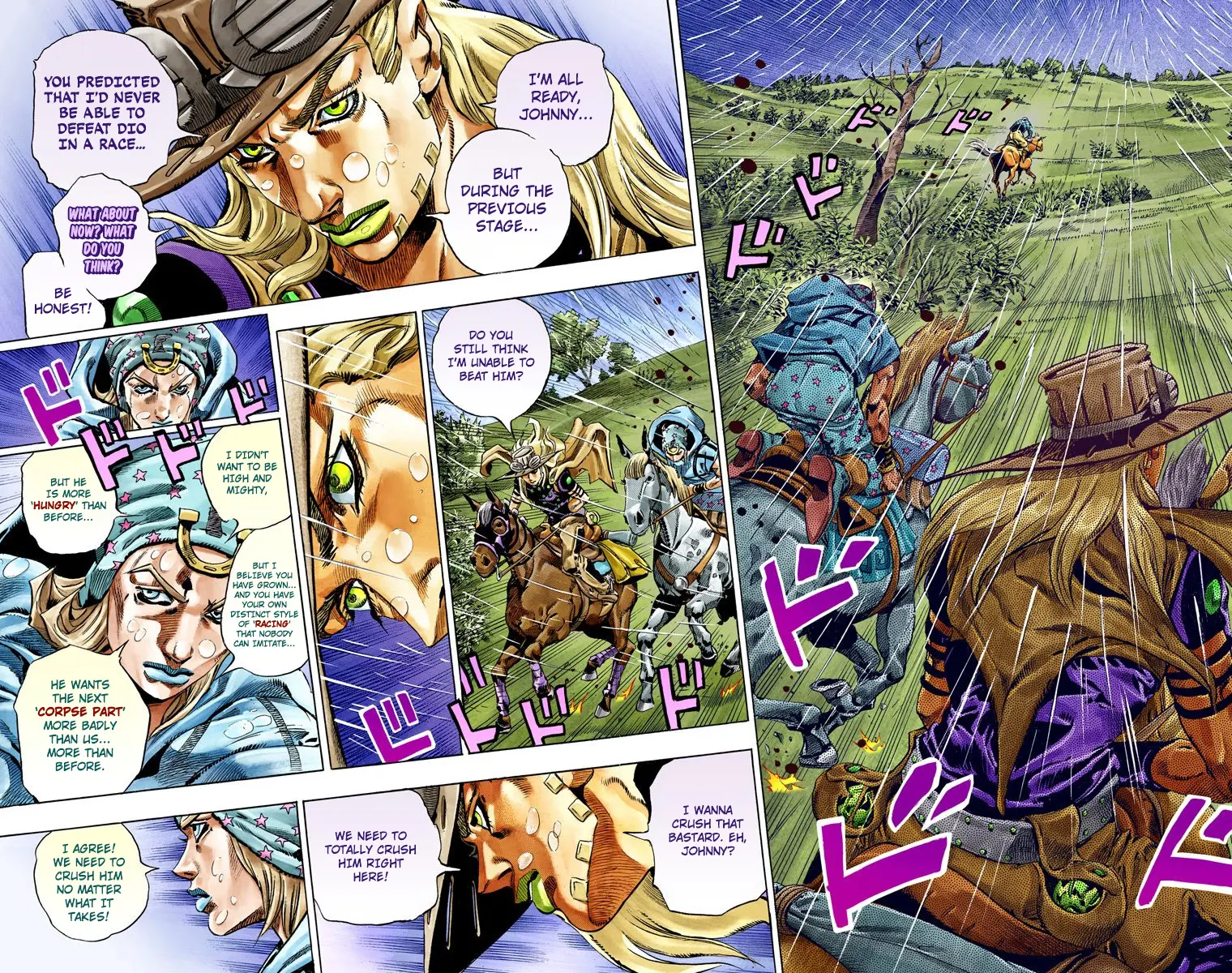 JoJo's Bizarre Adventure Steel Ball Run Colored Manga β Chapter 38 β Page 21