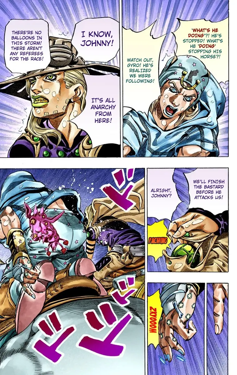 JoJo's Bizarre Adventure Steel Ball Run Colored Manga β Chapter 38 β Page 23