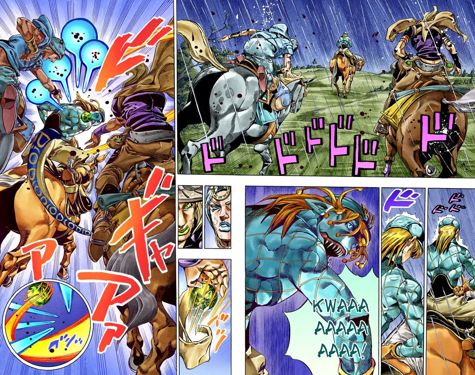 JoJo's Bizarre Adventure Steel Ball Run Colored Manga β Chapter 38 β Page 24
