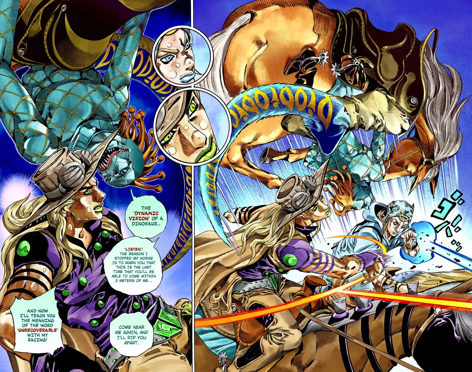 JoJo's Bizarre Adventure Steel Ball Run Colored Manga β Chapter 38 β Page 25