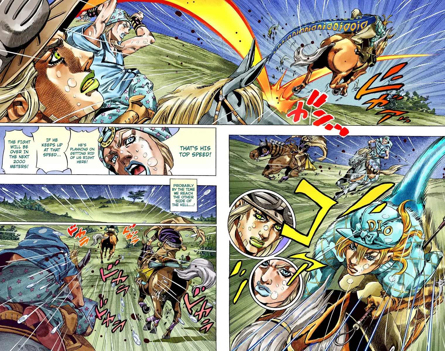 JoJo's Bizarre Adventure Steel Ball Run Colored Manga β Chapter 38 β Page 26