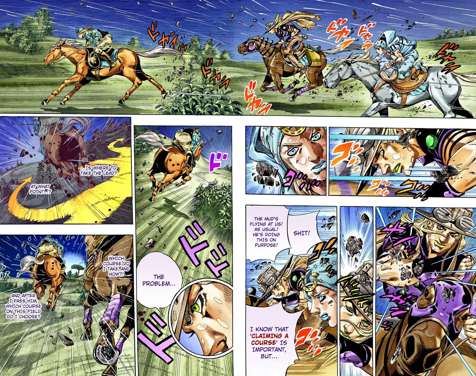 JoJo's Bizarre Adventure Steel Ball Run Colored Manga β Chapter 38 β Page 27