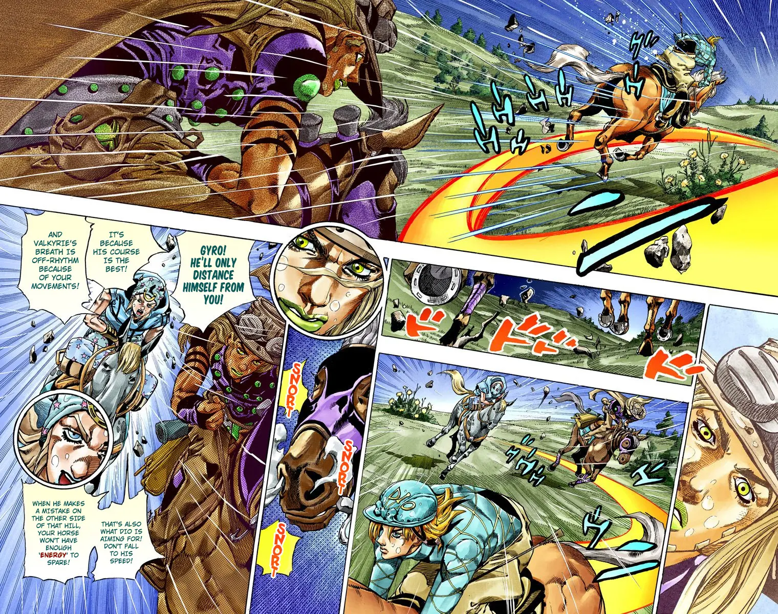 JoJo's Bizarre Adventure Steel Ball Run Colored Manga β Chapter 38 β Page 32