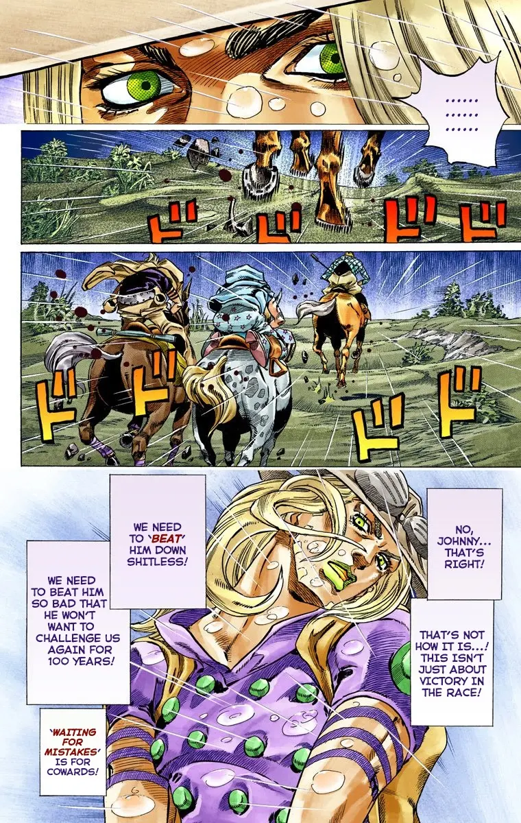 JoJo's Bizarre Adventure Steel Ball Run Colored Manga β Chapter 38 β Page 33