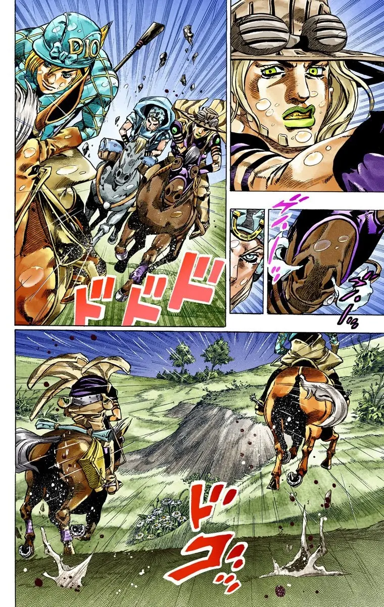 JoJo's Bizarre Adventure Steel Ball Run Colored Manga β Chapter 38 β Page 35
