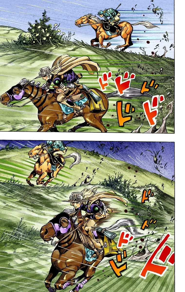 JoJo's Bizarre Adventure Steel Ball Run Colored Manga β Chapter 38 β Page 36