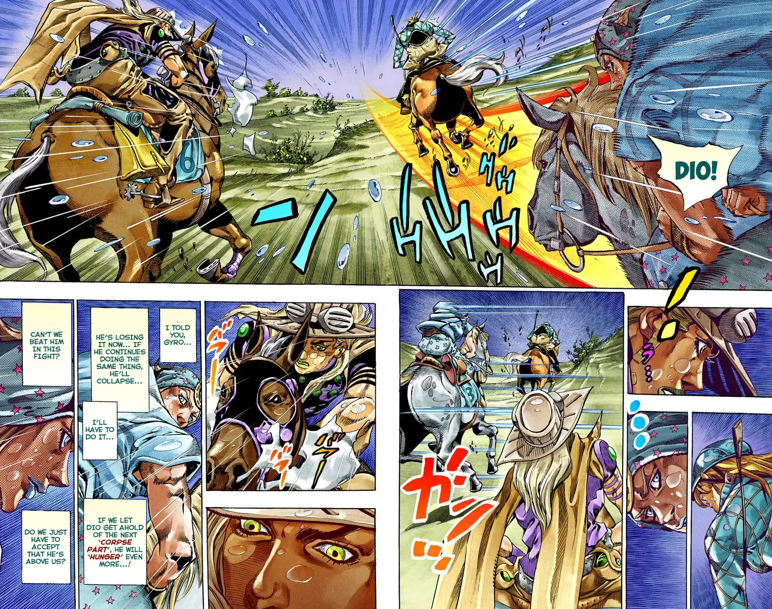 JoJo's Bizarre Adventure Steel Ball Run Colored Manga β Chapter 38 β Page 37