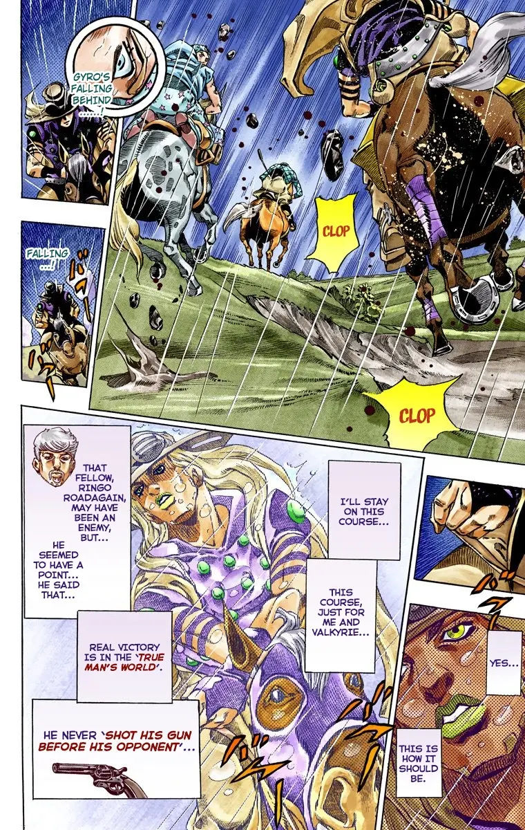 JoJo's Bizarre Adventure Steel Ball Run Colored Manga β Chapter 38 β Page 38