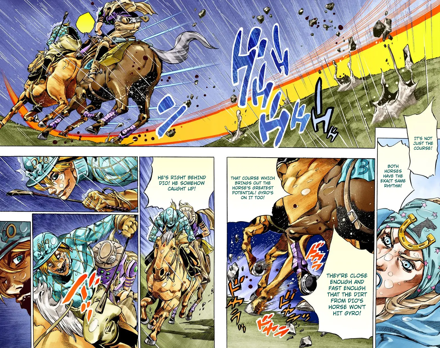JoJo's Bizarre Adventure Steel Ball Run Colored Manga β Chapter 38 β Page 47