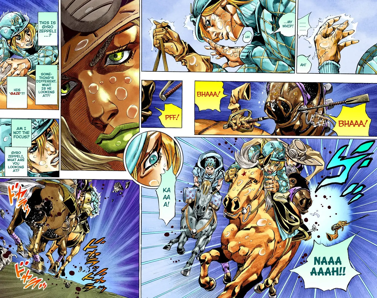 JoJo's Bizarre Adventure Steel Ball Run Colored Manga β Chapter 38 β Page 48