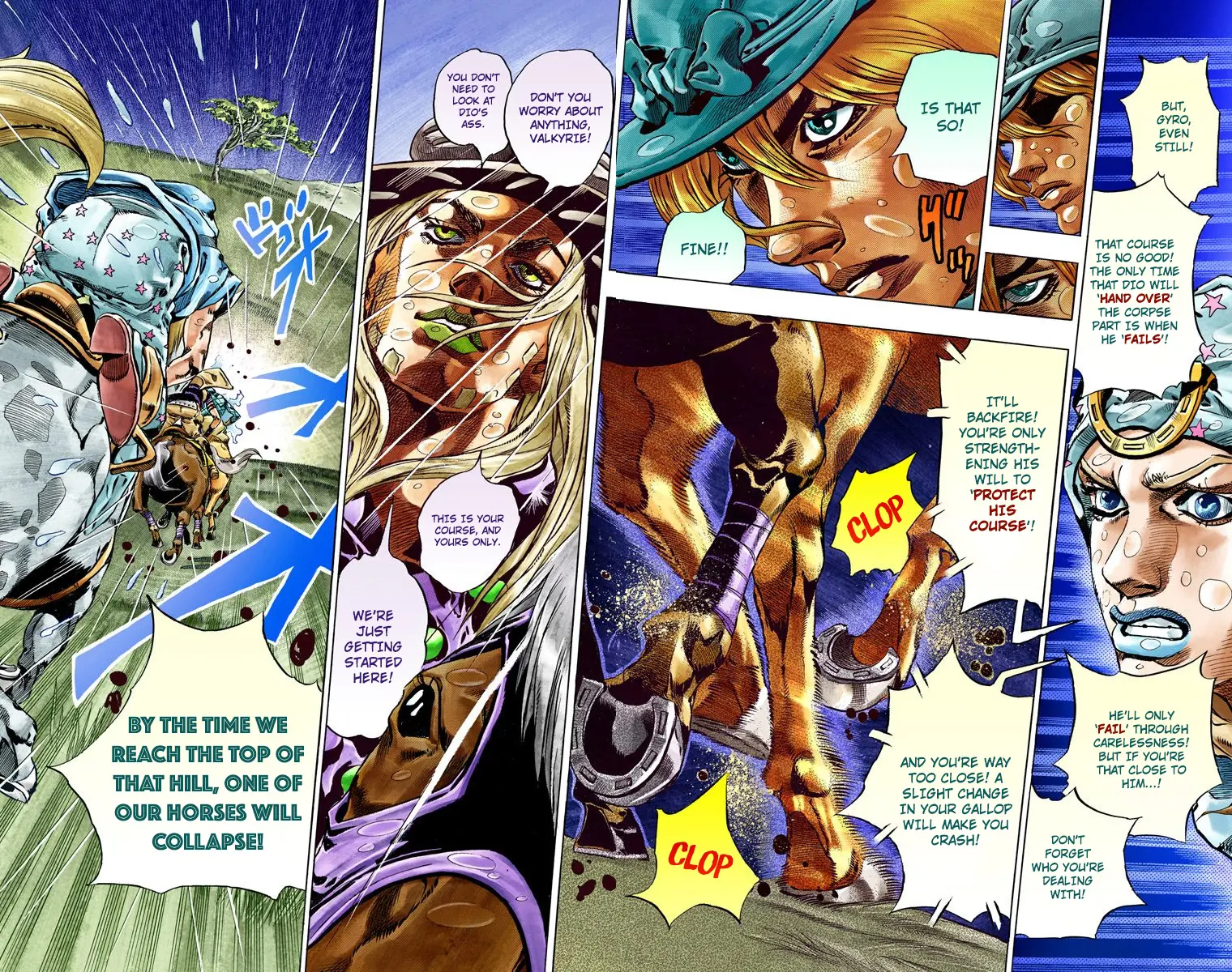 JoJo's Bizarre Adventure Steel Ball Run Colored Manga β Chapter 38 β Page 49