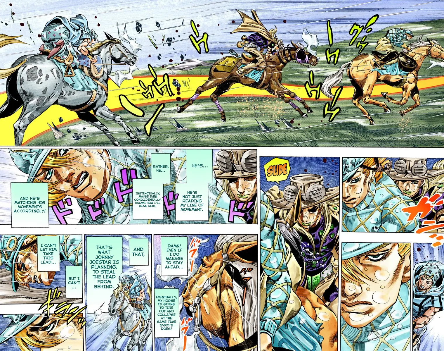 JoJo's Bizarre Adventure Steel Ball Run Colored Manga β Chapter 39 β Page 4