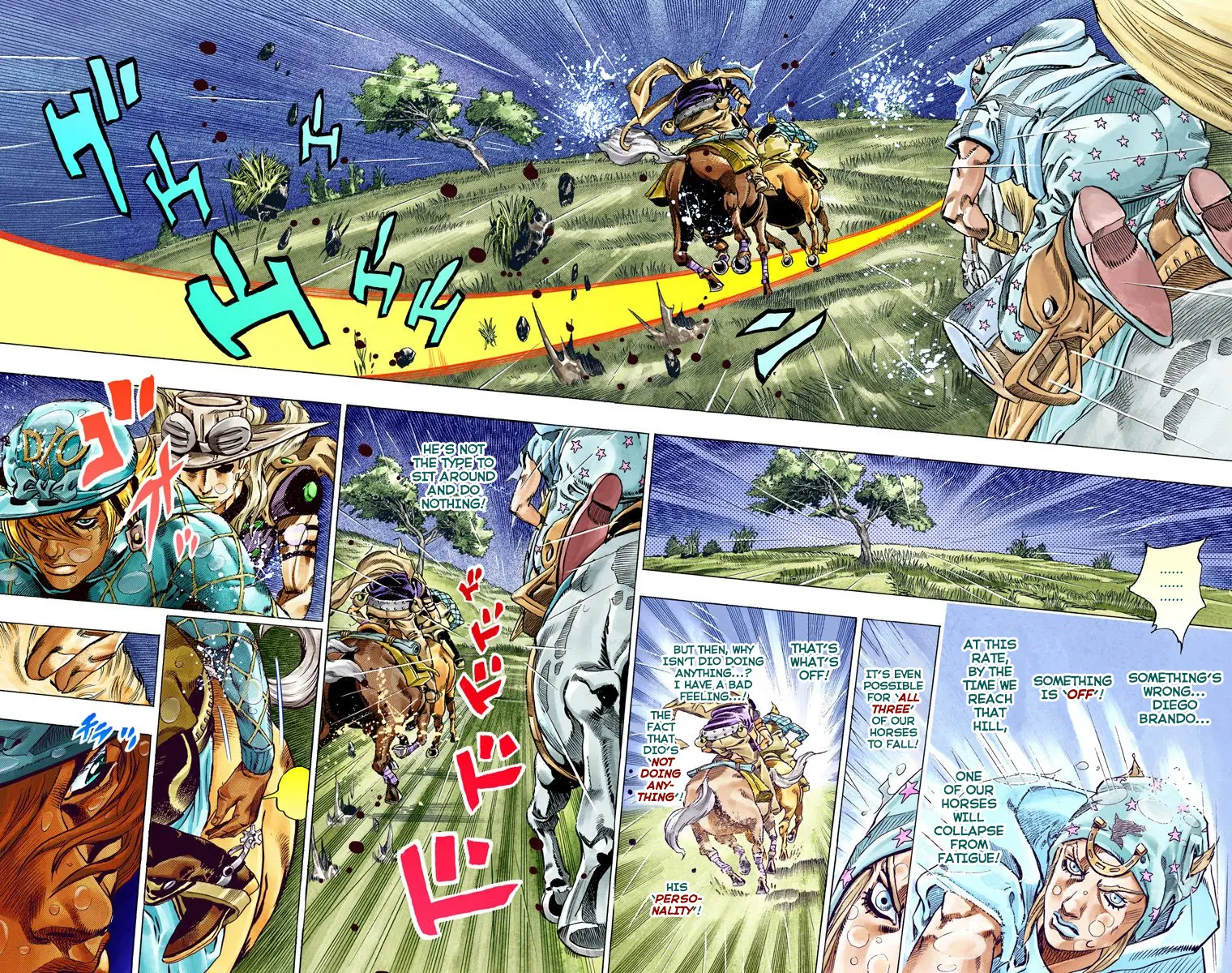 JoJo's Bizarre Adventure Steel Ball Run Colored Manga β Chapter 39 β Page 5