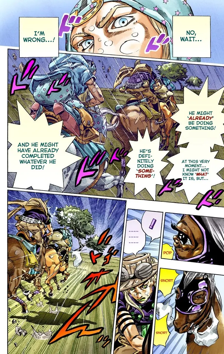 JoJo's Bizarre Adventure Steel Ball Run Colored Manga β Chapter 39 β Page 7