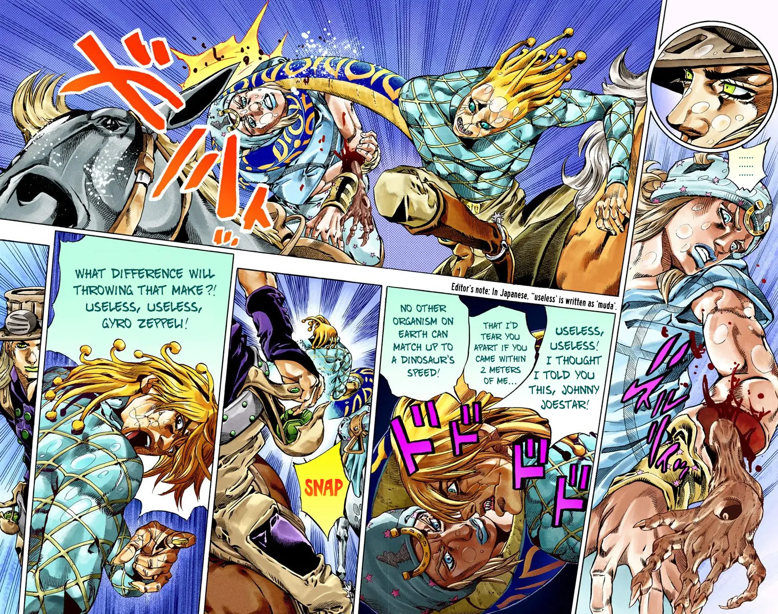 JoJo's Bizarre Adventure Steel Ball Run Colored Manga β Chapter 39 β Page 10
