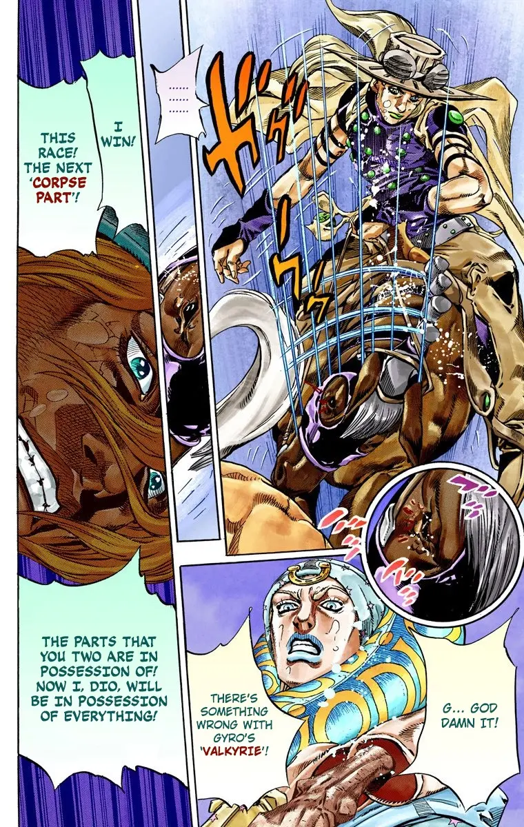 JoJo's Bizarre Adventure Steel Ball Run Colored Manga β Chapter 39 β Page 11