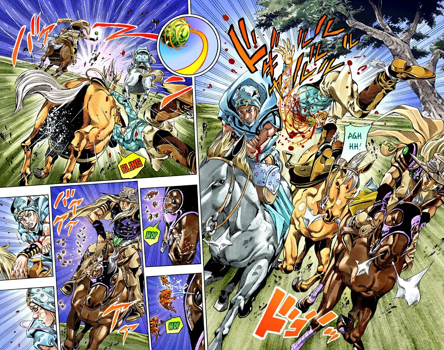 JoJo's Bizarre Adventure Steel Ball Run Colored Manga β Chapter 39 β Page 15
