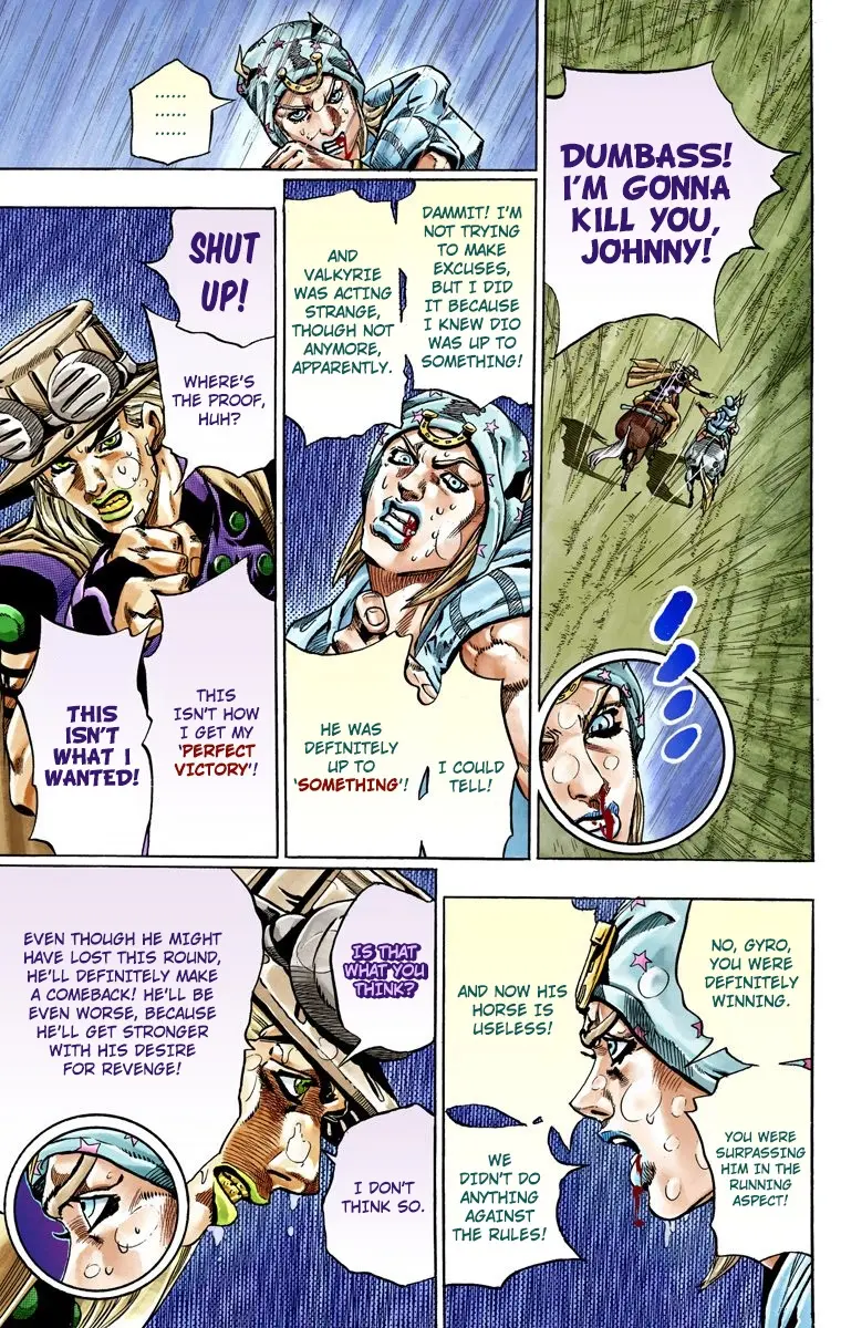 JoJo's Bizarre Adventure Steel Ball Run Colored Manga β Chapter 39 β Page 19