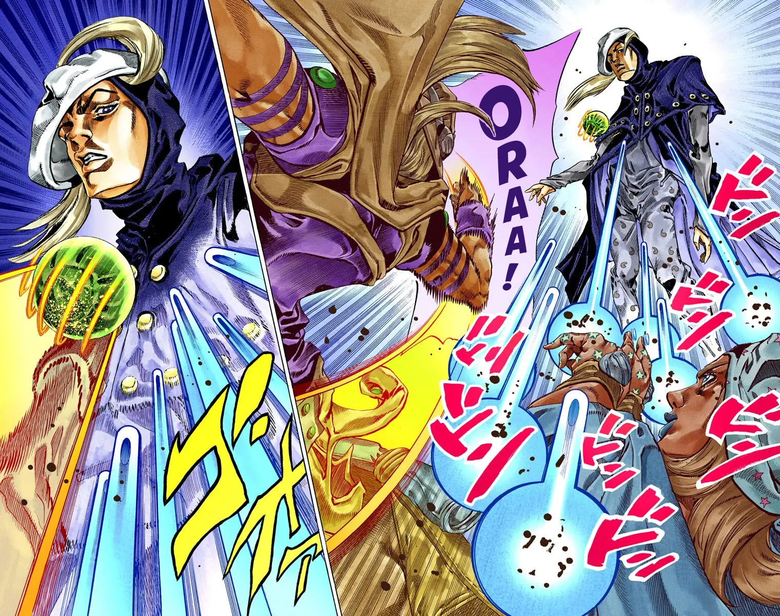 JoJo's Bizarre Adventure Steel Ball Run Colored Manga β Chapter 39 β Page 29