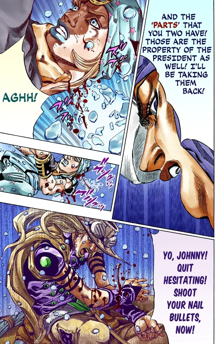 JoJo's Bizarre Adventure Steel Ball Run Colored Manga β Chapter 39 β Page 37