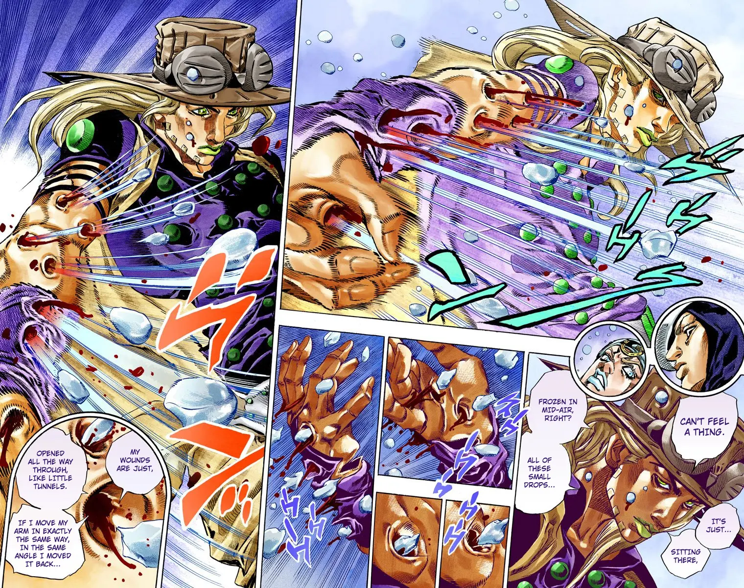 JoJo's Bizarre Adventure Steel Ball Run Colored Manga β Chapter 39 β Page 38