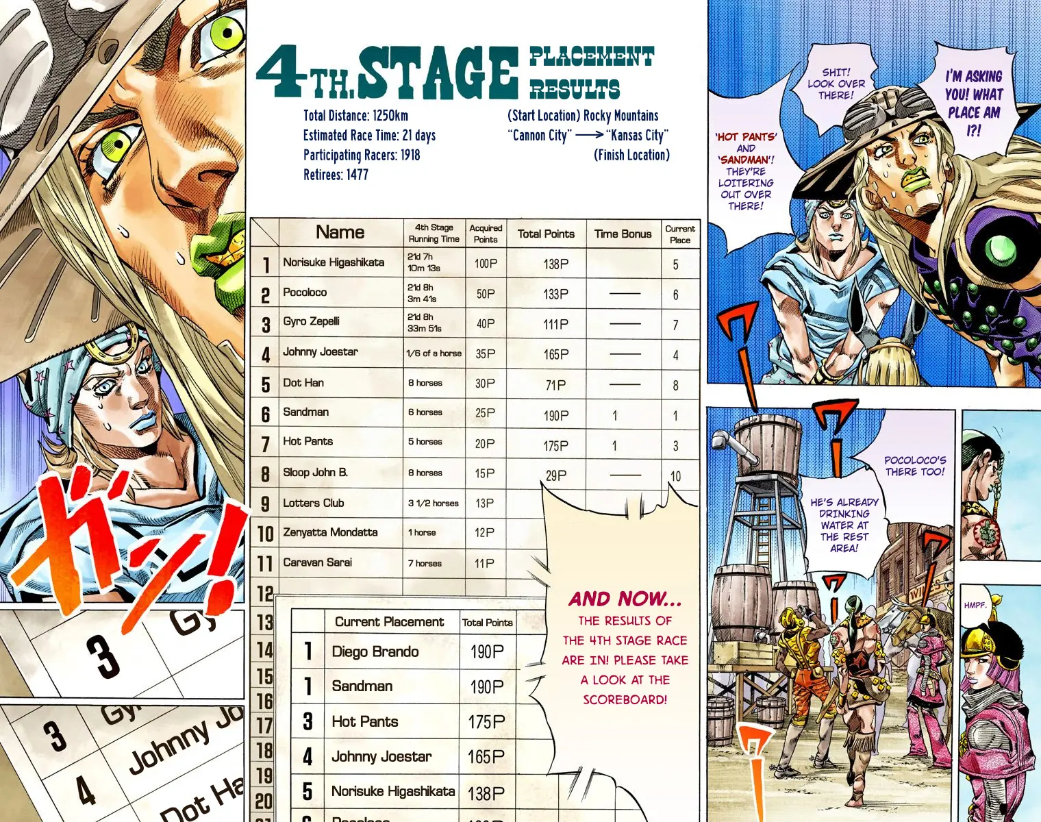 JoJo's Bizarre Adventure Steel Ball Run Colored Manga — Chapter 40 — Page 8