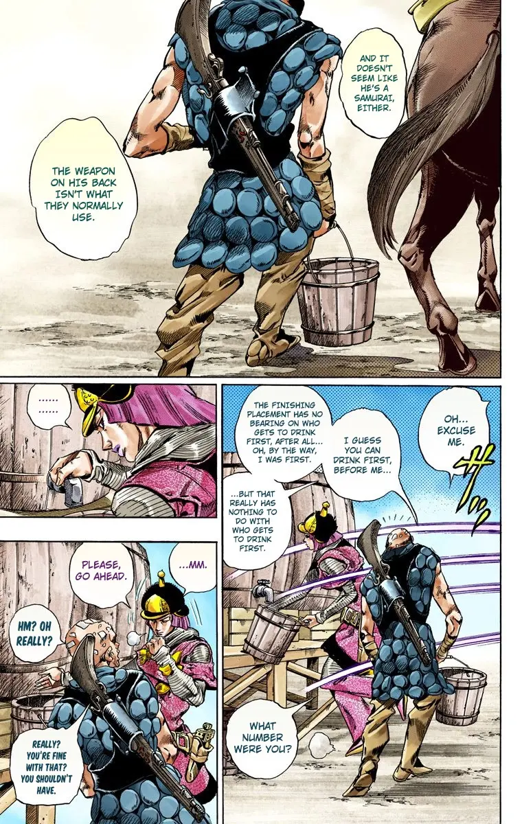 JoJo's Bizarre Adventure Steel Ball Run Colored Manga — Chapter 40 — Page 10