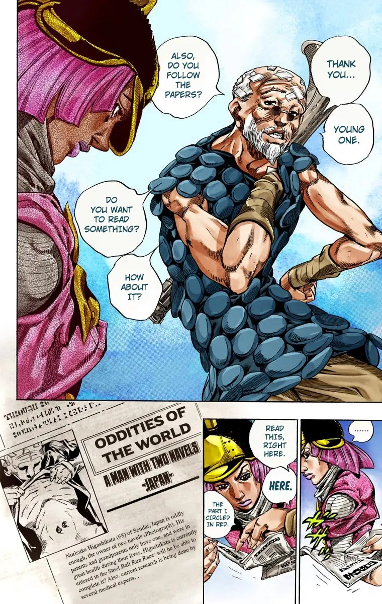 JoJo's Bizarre Adventure Steel Ball Run Colored Manga — Chapter 40 — Page 11
