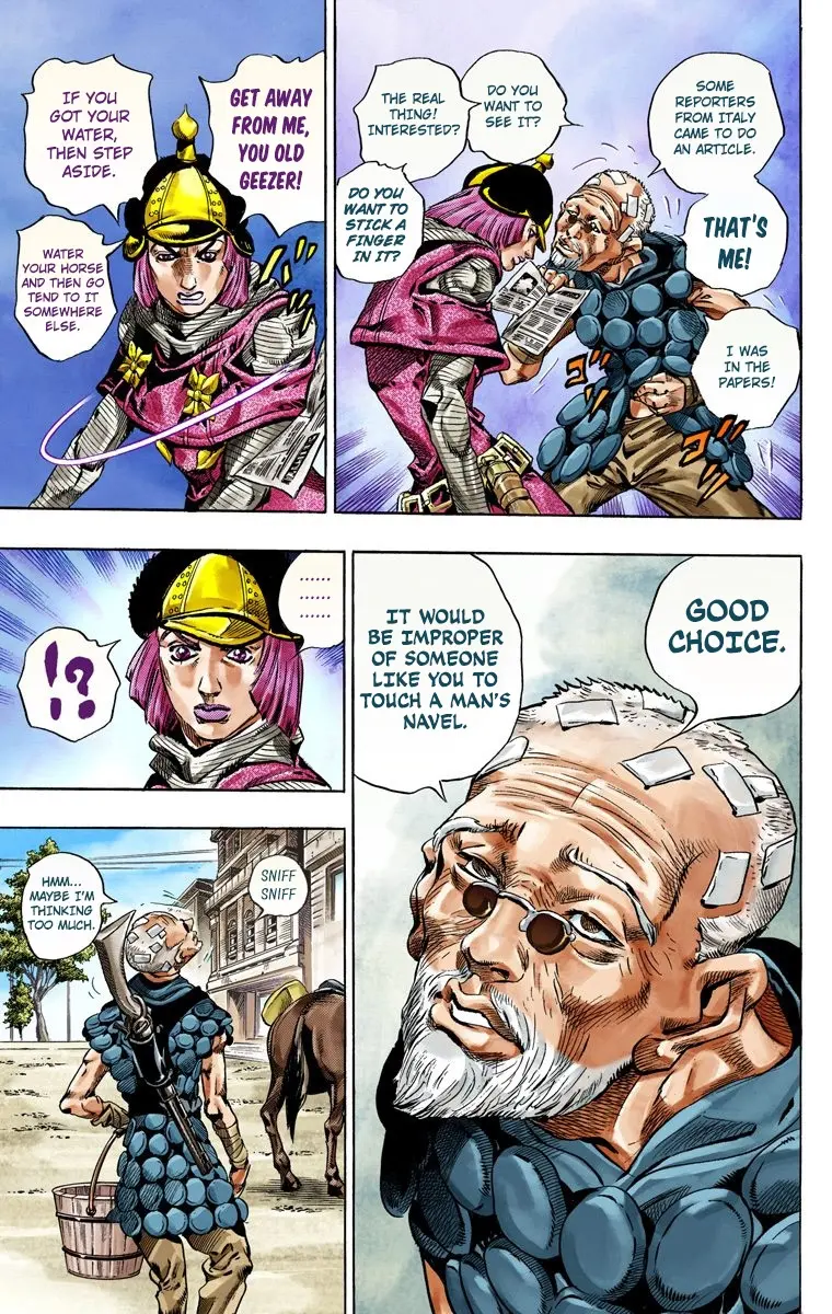 JoJo's Bizarre Adventure Steel Ball Run Colored Manga — Chapter 40 — Page 12