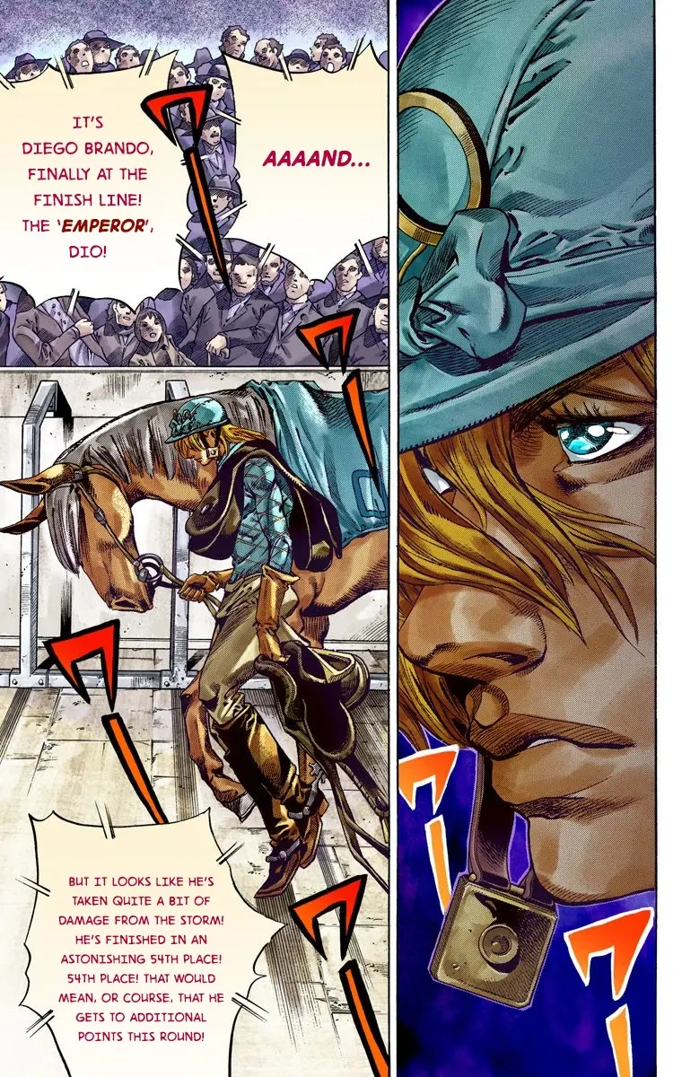 JoJo's Bizarre Adventure Steel Ball Run Colored Manga — Chapter 40 — Page 14