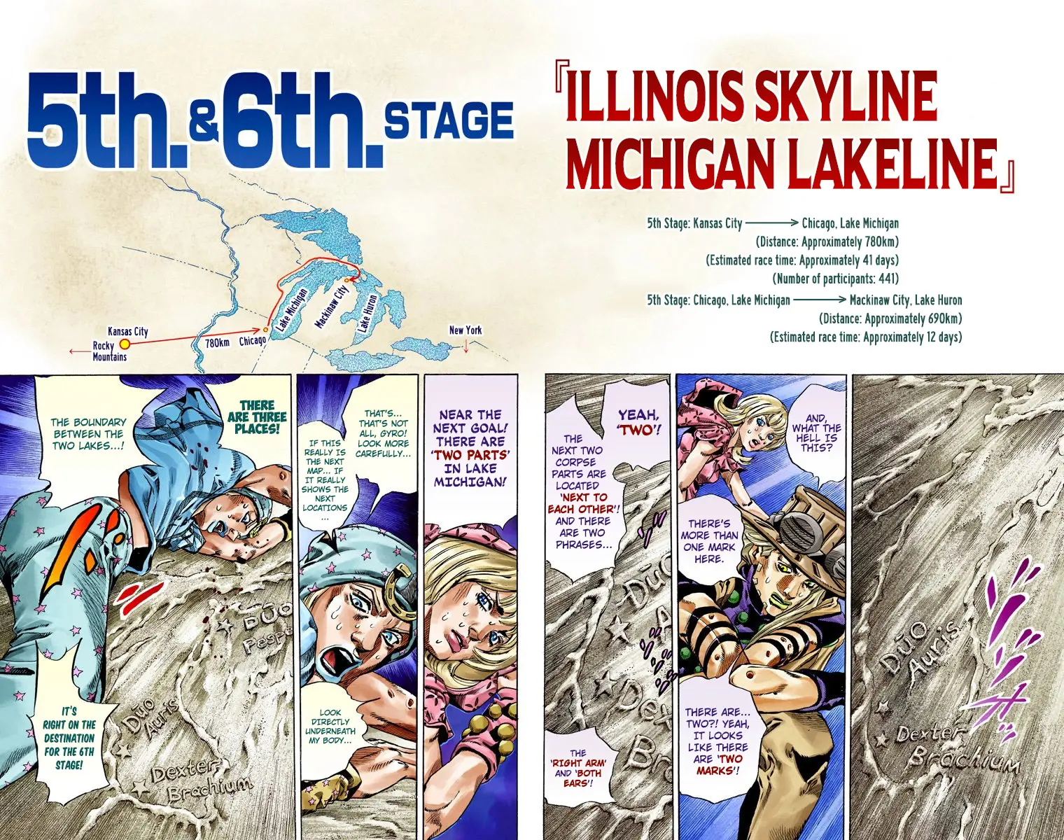 JoJo's Bizarre Adventure Steel Ball Run Colored Manga — Chapter 40 — Page 19