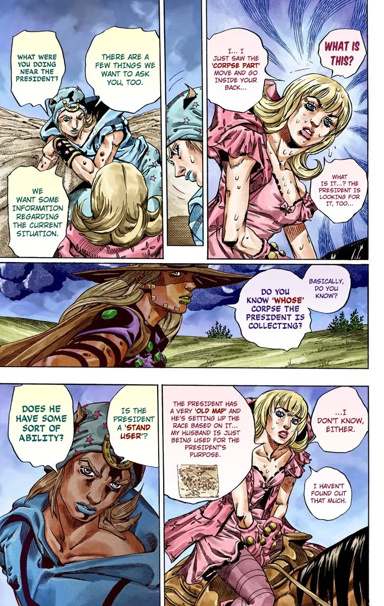 JoJo's Bizarre Adventure Steel Ball Run Colored Manga — Chapter 40 — Page 21