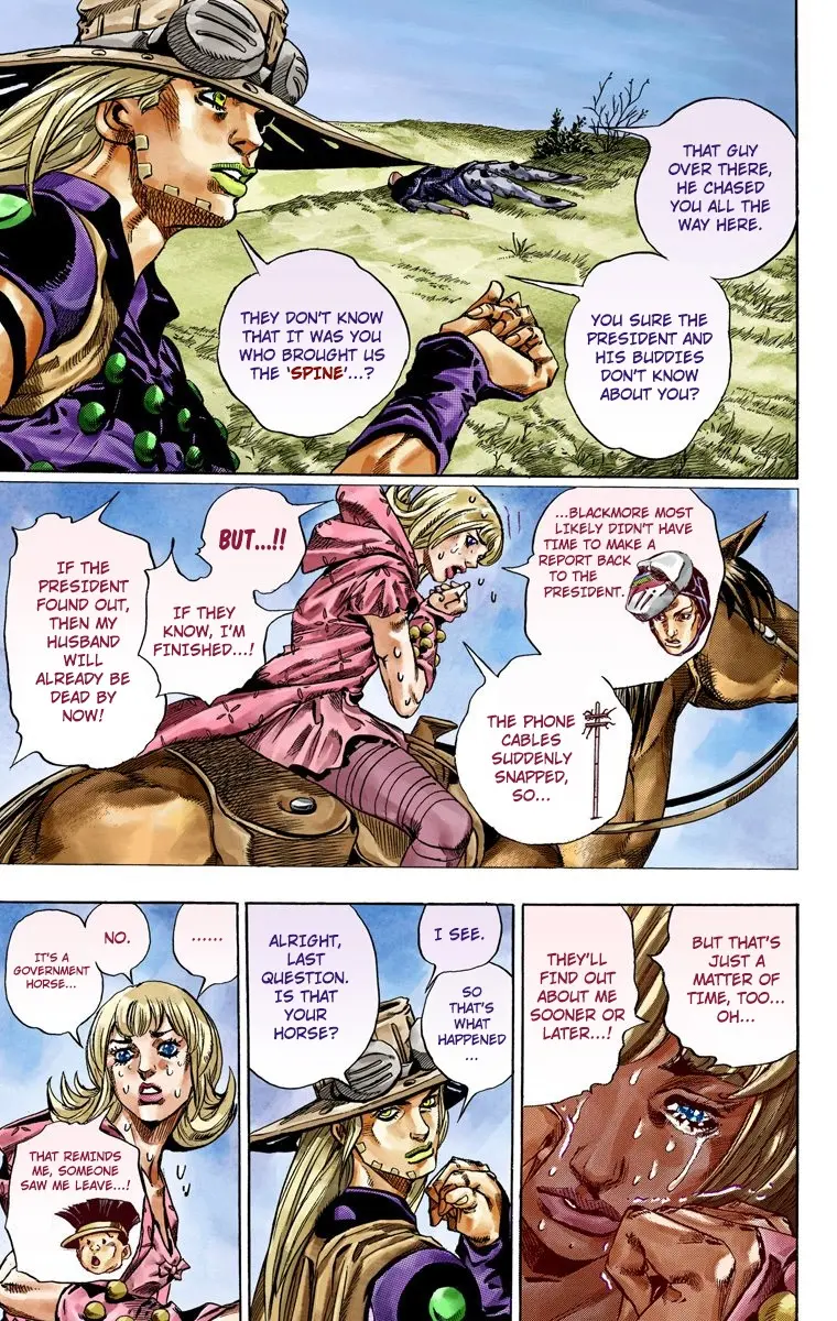 JoJo's Bizarre Adventure Steel Ball Run Colored Manga — Chapter 40 — Page 23