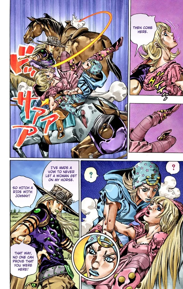 JoJo's Bizarre Adventure Steel Ball Run Colored Manga — Chapter 40 — Page 24
