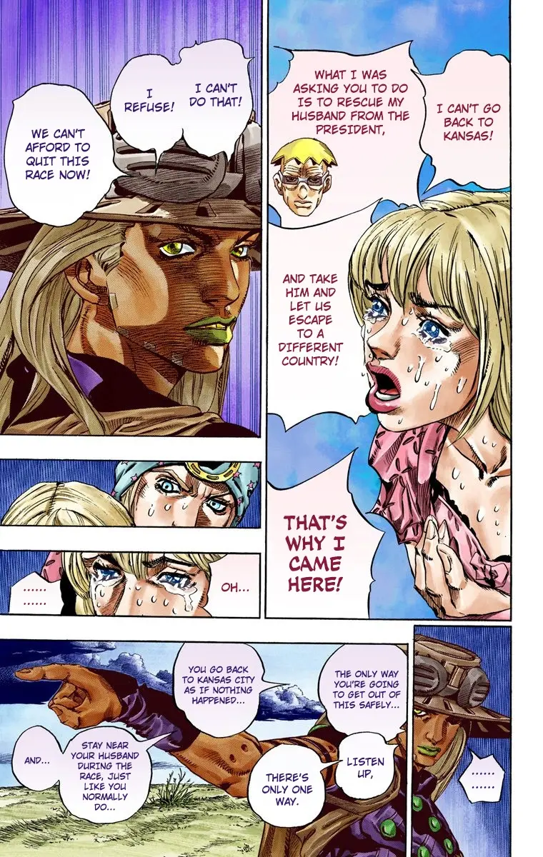 JoJo's Bizarre Adventure Steel Ball Run Colored Manga — Chapter 40 — Page 27