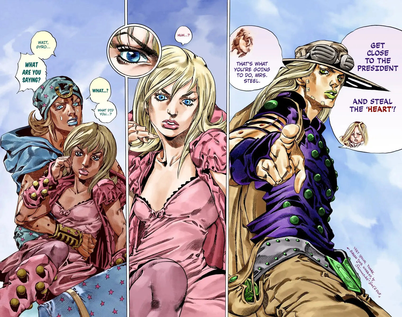 JoJo's Bizarre Adventure Steel Ball Run Colored Manga — Chapter 40 — Page 28