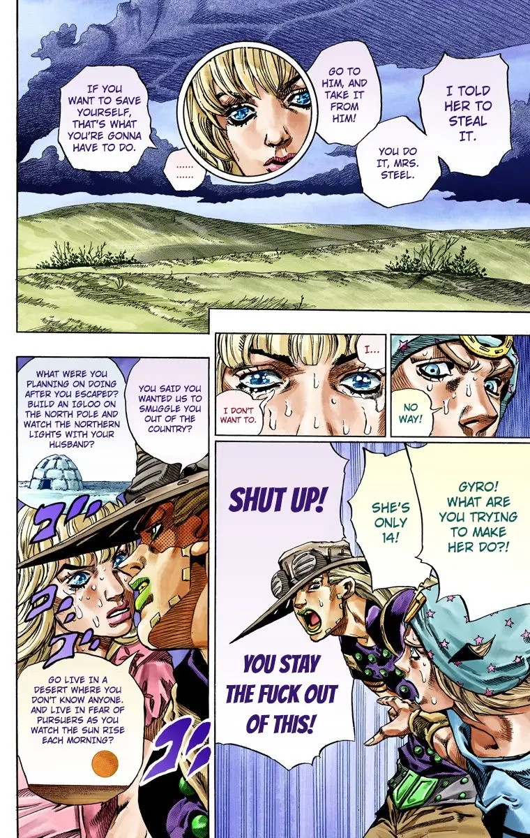 JoJo's Bizarre Adventure Steel Ball Run Colored Manga — Chapter 40 — Page 29