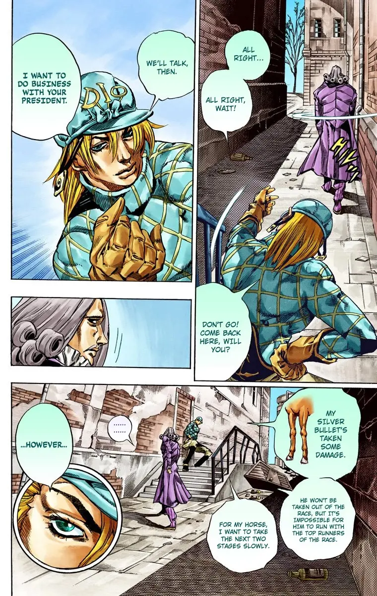 JoJo's Bizarre Adventure Steel Ball Run Colored Manga — Chapter 40 — Page 36