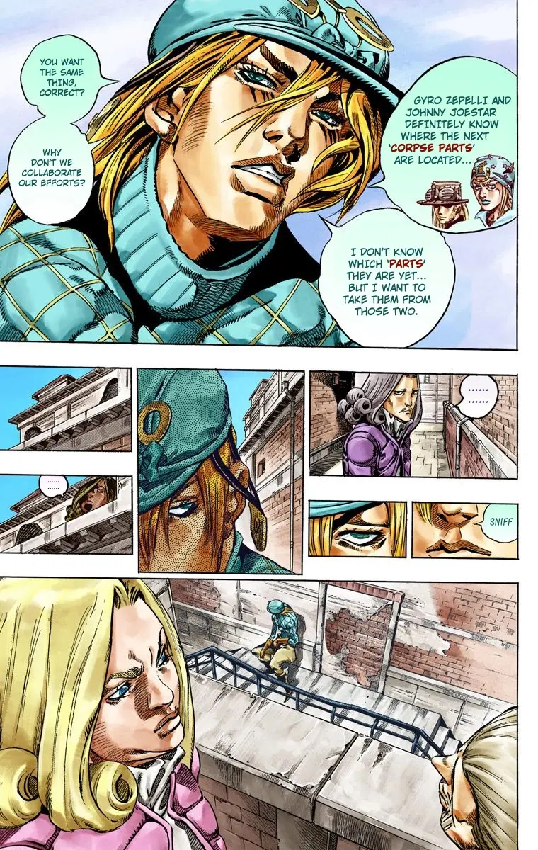 JoJo's Bizarre Adventure Steel Ball Run Colored Manga — Chapter 40 — Page 37
