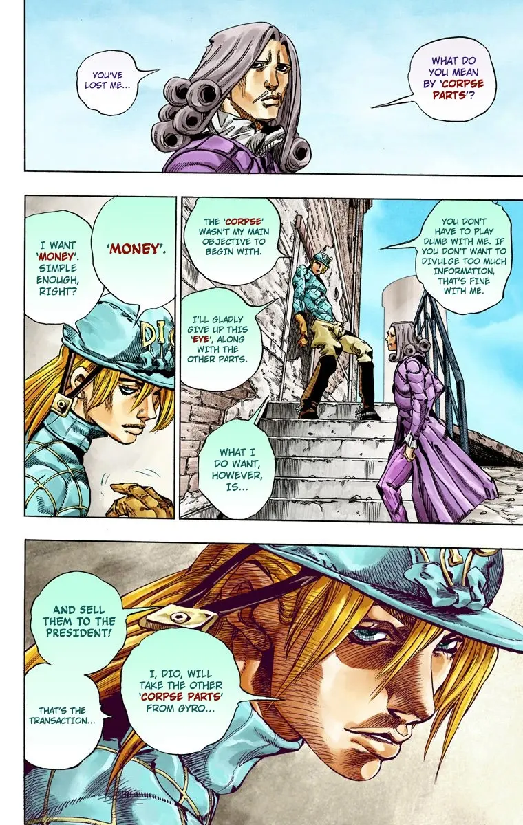 JoJo's Bizarre Adventure Steel Ball Run Colored Manga — Chapter 40 — Page 38