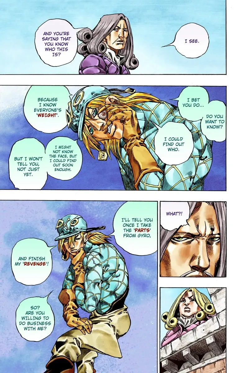 JoJo's Bizarre Adventure Steel Ball Run Colored Manga — Chapter 40 — Page 43