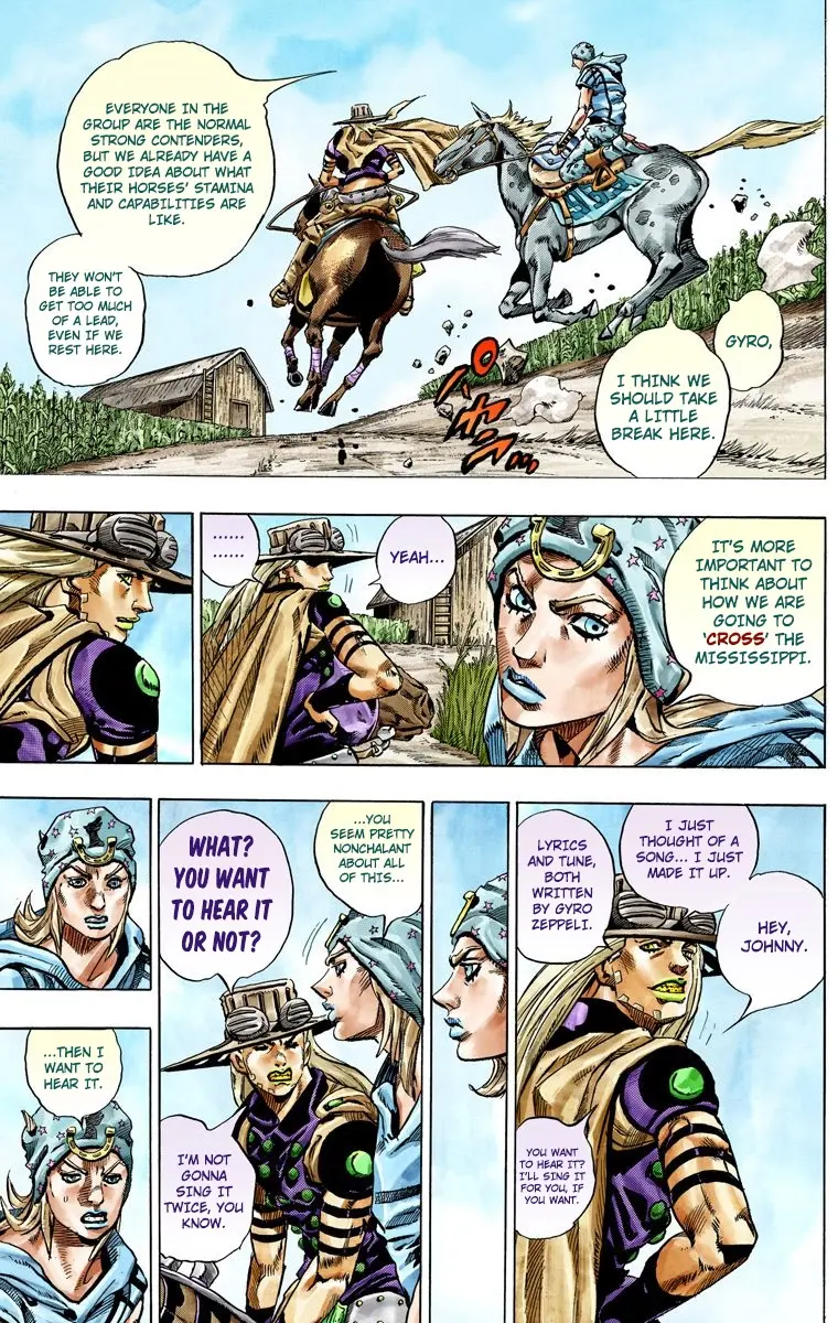 JoJo's Bizarre Adventure Steel Ball Run Colored Manga β Chapter 41 β Page 5