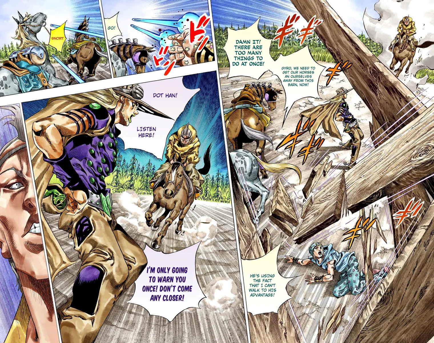 JoJo's Bizarre Adventure Steel Ball Run Colored Manga β Chapter 41 β Page 25